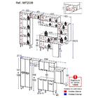 Cozinha Completa C/ Mesa Dobrável Siena Multimóveis Mp2039 Br
