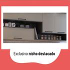 Cozinha Completa Caiena 12 Portas 3 Gavetas Mel/fumê 906426 -