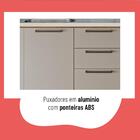 Cozinha Completa Caiena 15 Portas 3 Gavetas Com Vidro Mel/fum