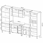 Cozinha Completa Cambará 16 Portas 3 Gavetas Fumê/grafite - Q
