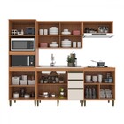 Cozinha Completa Cecilia 10 Portas 3 Gavetas Frejó/off White