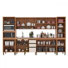 Cozinha Completa Cecilia 12 Portas 3 Gavetas Ripado Freijó/of