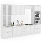 Cozinha Completa Chicago 12 Portas 7 Gavetas 100% Mdf America