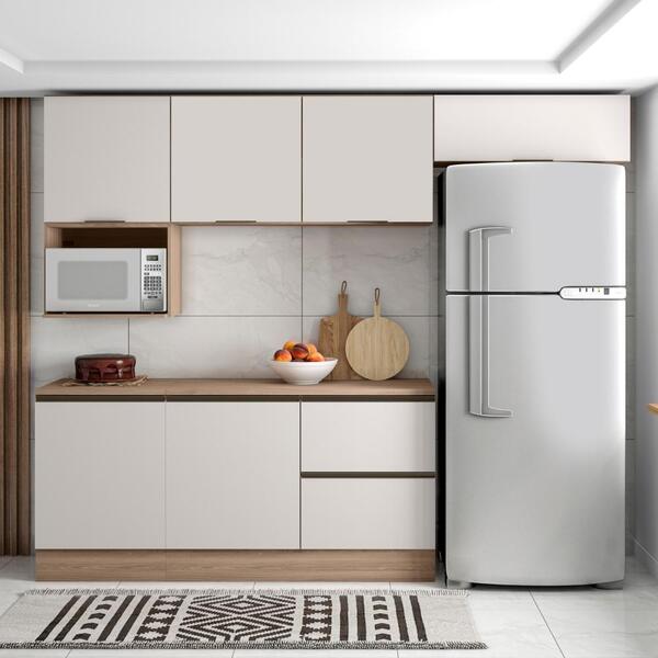 Cozinha Completa Com 06 Portas 03 Gavetas E 01 Nicho Etna Car