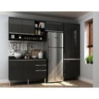 Cozinha Completa Com 4 Peças Suíça Multimóveis Preto