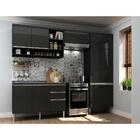 Cozinha Completa Com 4 Peças Suíça Multimóveis Preto