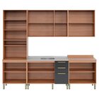 Cozinha Completa Com Armário E Balcão De Pia Sálvia Freijó/gr