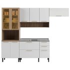 Cozinha Completa Com Armário E Balcão Para Pia Mel/branco