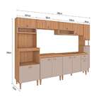 Cozinha Completa Com Balcão Para Pia Marti 12 Pt 1 Gv Mel E F