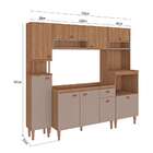 Cozinha Completa Com Balcão Para Pia Marti 9 Pt 1 Gv Mel E Fe