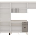 Cozinha Completa Com Cristaleira Forno Sem Tampo 100% Mdf Ilu