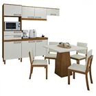 Cozinha Completa Com Mesa E 4 Cadeiras Paulista 7 Portas 2 Ga