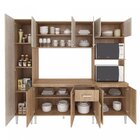 Cozinha Completa Com Tampo 5 Peças 11 Portas 1 Gaveta Max Fel