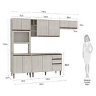 Cozinha Completa Com Tampo E Bancada Gourmet New 07 Fellicci