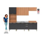 Cozinha Completa Com Torre Quente E Balcão De Pia Sálvia Frei