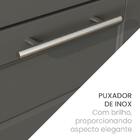 Cozinha Completa Com Vidro Fettuccini 17 Pt 5 Gv Branca E Cin