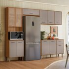 Cozinha Completa Com Vidro Reflecta 4 Peças Paolla Ipe/ Fendy