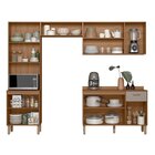 Cozinha Completa Com Vidro Reflecta 4 Peças Paolla Ipe/ Fendy