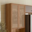 Cozinha Completa Com Vidro Reflecta 4 Peças Paolla Ipe/ Fendy