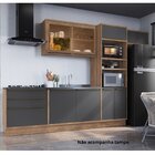 Cozinha Completa Com Vidro Reflecta 5 Peças 8 Portas Viena Fr