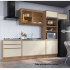 Cozinha Completa Com Vidro Reflecta 5 Peças 8 Portas Viena Fr