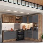 Cozinha Completa Com Vidro Reflecta 8 Peças 11 Portas Viena F