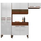 Cozinha Completa Compacta 10 Portas E 2 Gavetas Branco
