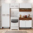 Cozinha Completa Compacta 10 Portas E 2 Gavetas Branco