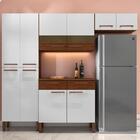 Cozinha Completa Compacta 10 Portas E 2 Gavetas Branco
