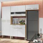 Cozinha Completa Compacta 10 Portas E 2 Gavetas Freijó