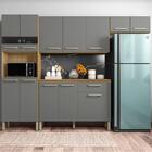 Cozinha Completa Compacta 12 Portas E 1 Gaveta Freijó