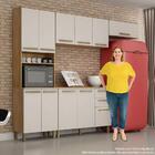 Cozinha Completa Compacta 4 Peças 11 Portas 2 Gavetas 4 Prate
