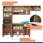 Cozinha Completa Compacta 4 Peças 9 Portas 1 Gaveta 3 Pratele