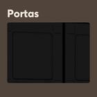 Cozinha Completa Compacta Aço Preto Branco D Maria Bertolini