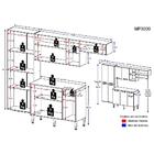 Cozinha Completa Compacta Balcão Preto