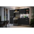 Cozinha Completa Compacta C/ 3 Leds, Armário E Balcão C/ Tamp