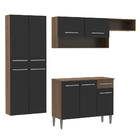 Cozinha Completa Compacta Madesa Emilly Com Paneleiro Suspens