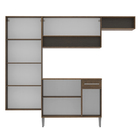 Cozinha Completa Compacta Madesa Emilly Com Paneleiro Suspens