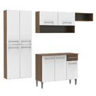 Cozinha Completa Compacta Madesa Emilly com Paneleiro Suspens