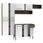 Cozinha Completa Compacta Madesa Emilly com Paneleiro Suspens