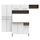 Cozinha Completa Compacta Madesa Emilly com Paneleiro Suspens