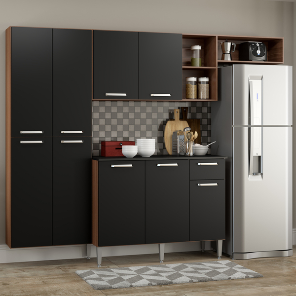 Cozinha Completa Compacta Pequim Sun Multimóveis Com Balcão M