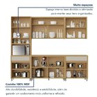 Cozinha Completa Condessa 6 Peças 11 Portas 2 Gavetas Carvalh