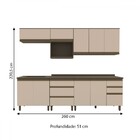 Cozinha Completa Connect 10 Portas 5 Gavetas 100% Mdf Ce802 D