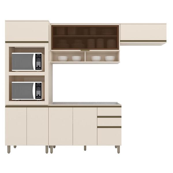 Cozinha Completa Connect 4 Peças Com Torre Quente 2 Fornos -