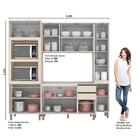 Cozinha Completa Connect 4 Peças - Móveis Henn