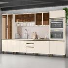 Cozinha Completa Connect 7 Peças Com Cristaleira - Móveis Henn