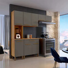 Cozinha Completa Criativa 8 Portas 1 Gaveta Pés Reguláveis Ar