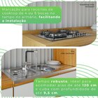 Cozinha Completa Cristaleira 5 Peças 100% Mdf Paloma Cinamomo
