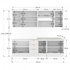 Cozinha Completa Dallas 11 Portas 3 Gavetas 100% Mdf American
